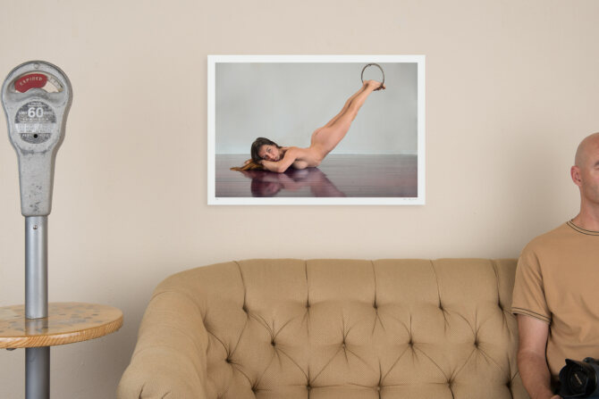 Fine art nude gymnast: Signed original limited edition photograph | Aaron Knight